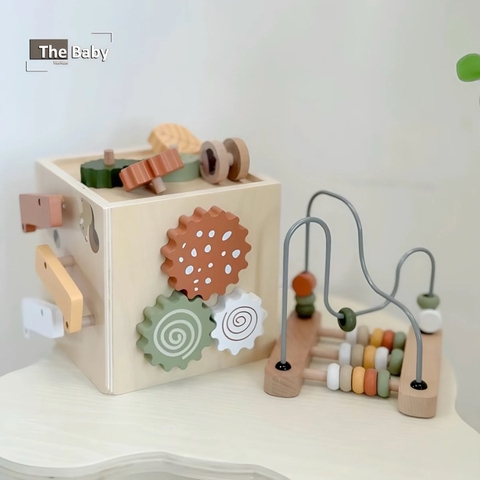 Hộp đồ chơi gỗ trẻ em nhập khẩu cao cấp / Mamimami Toys