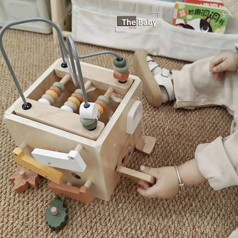 Hộp đồ chơi gỗ trẻ em nhập khẩu cao cấp / Mamimami Toys