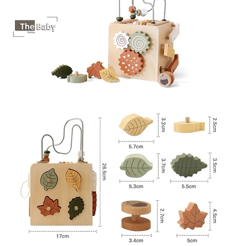 Hộp đồ chơi gỗ trẻ em nhập khẩu cao cấp / Mamimami Toys