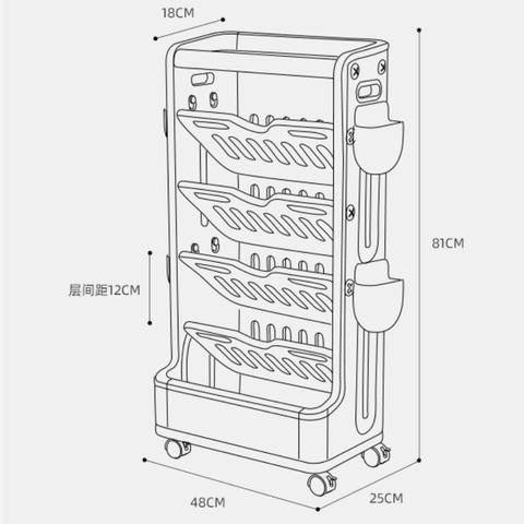 Kệ sách Saymybaby trẻ em nhập khẩu cao cấp / Saymybaby Bookshelf