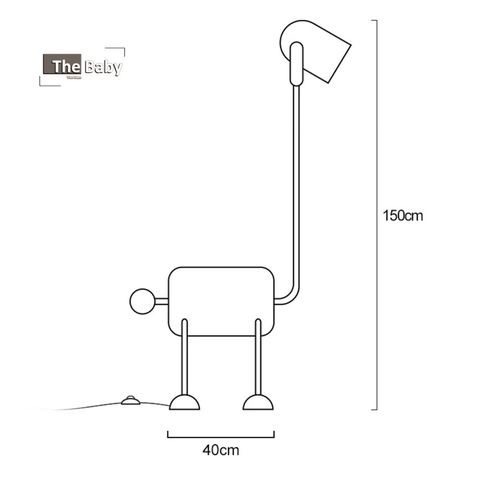 Đèn sàn Bionic Dog nhập khẩu cao cấp / Bionic Lamp