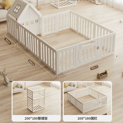 Quây cũi LUNA trẻ em lắp ghép cao cấp / LUNA Crib