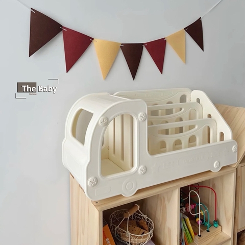 Kệ sách Bus mini trẻ em nhập khẩu cao cấp / Bus mini Bookshelf