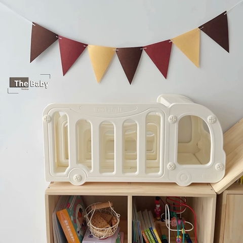 Kệ sách Bus mini trẻ em nhập khẩu cao cấp / Bus mini Bookshelf