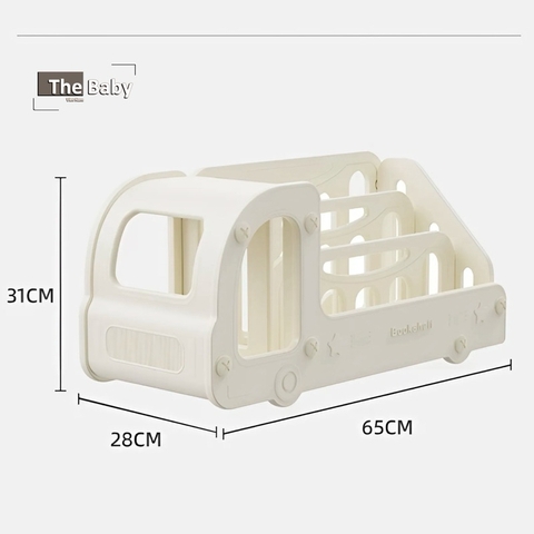 Kệ sách Bus mini trẻ em nhập khẩu cao cấp / Bus mini Bookshelf
