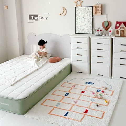Thảm lông Đếm số trẻ em nhập khẩu cao cấp / Nuber Rug