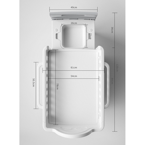 Bộ xe thay tã LECHIN đa năng nhập khẩu cao cấp / LECHIN Shelf