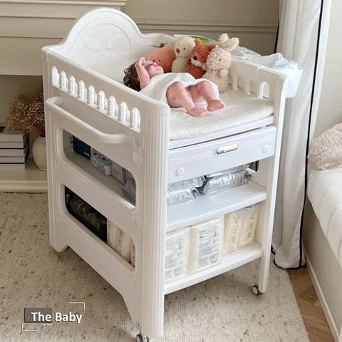 Bộ xe thay tã LECHIN đa năng nhập khẩu cao cấp / LECHIN Shelf