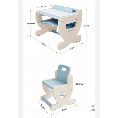 Bộ bàn ghế Babygo trẻ em nhập khẩu cao cấp / BabyGo Table