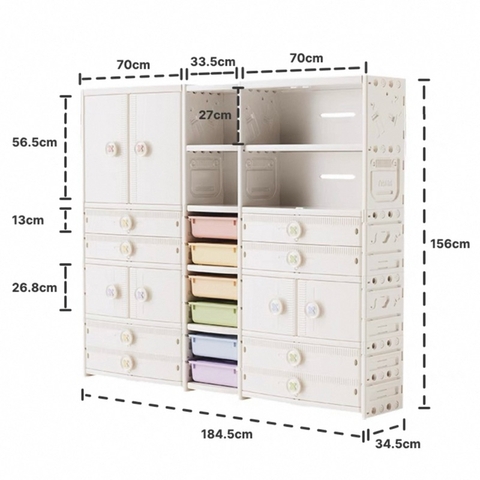 Tủ trẻ em Bobble Boo nhập khẩu cao cấp / Bobble Boo Cabinet