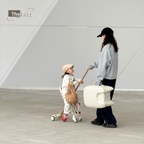 Xe đẩy kết hợp Vali Lecoco nhập khẩu cao cấp / Lecoco Vali