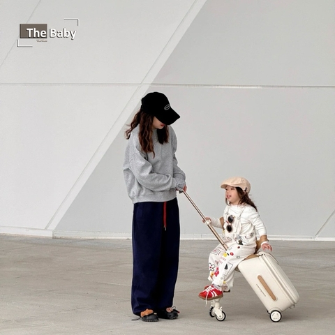 Xe đẩy kết hợp Vali Lecoco nhập khẩu cao cấp / Lecoco Vali