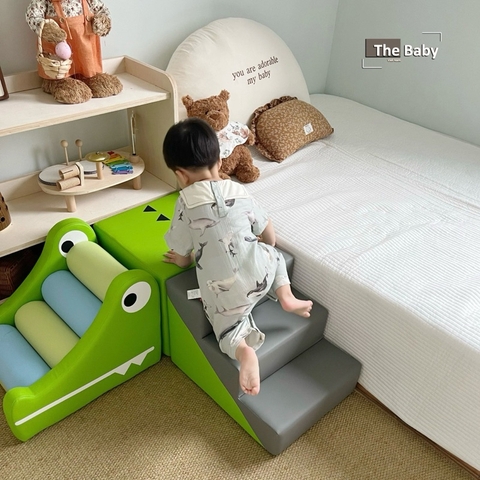 Bộ đệm vui chơi Crocodile trẻ em nhập khẩu cao cấp