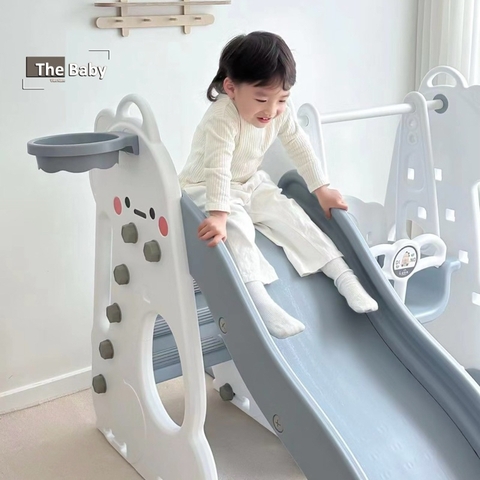 Bộ cầu trượt/xích đu DINO trẻ em nhập khẩu cao cấp