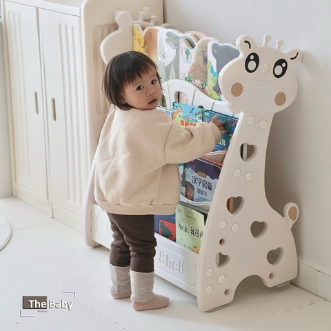 Kệ sách Hươu cao cổ trẻ em nhập khẩu cao cấp / Giraffe Bookshelf