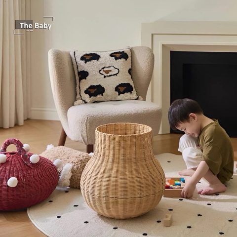 Giỏ Nấm mây đan nhập khẩu cao cấp / Mushroom Basket