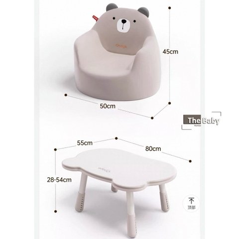 Bộ bàn ghế ONEYE trẻ em nhập khẩu cao cấp / Oneye Table