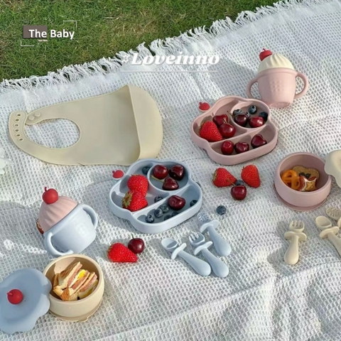 Bộ ăn dặm TinyStarse trẻ em nhập khẩu cao cấp