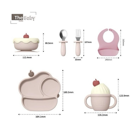 Bộ ăn dặm TinyStarse trẻ em nhập khẩu cao cấp