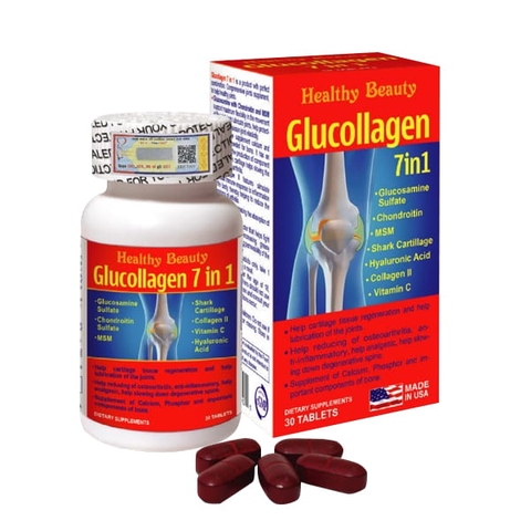 Viên Uống Bổ Khớp Glucollagen 7 in 1 Từ Healthy Beauty ( Hộp 30 viên)