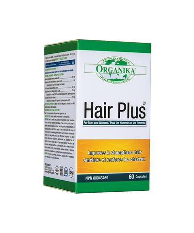 Viên uống kích thích Mọc tóc, Giảm rụng tóc - ORGANIKA HAIR PLUS (HỘP 60 VIÊN)