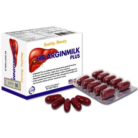 HB ARGINMILK PLUS - Viên Uống HỖ TRỢ GAN