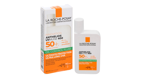 Sữa chống nắng La Roche-Posay Oil Control Fluid dành cho da dầu mụn chai 50ml