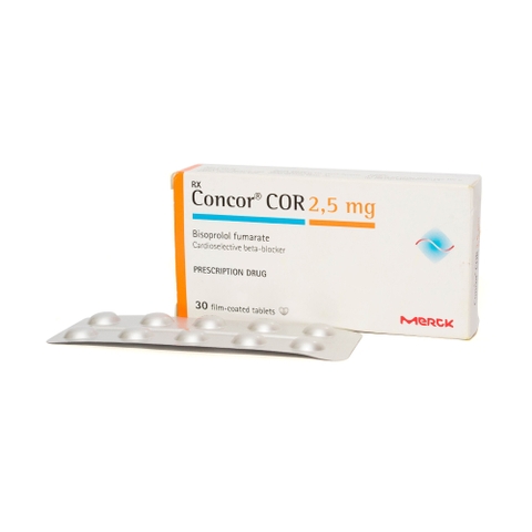 Thuốc Concor Cor 2.5 – Điều trị bệnh tim mạch