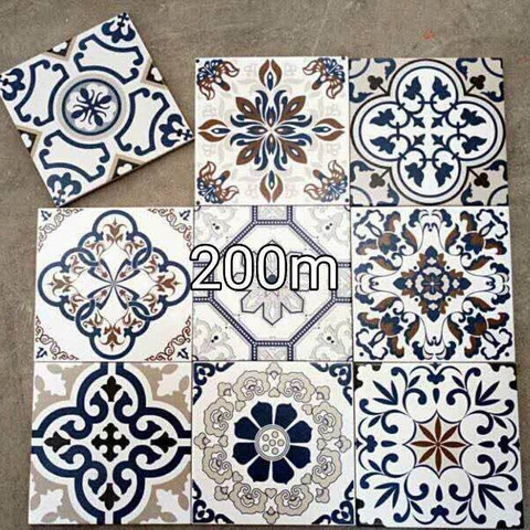 Gạch trang trí 02 Trung Quốc 20 x 20