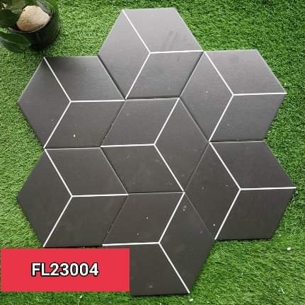 Gạch lục giác trang trí Trung Quốc - FL23004