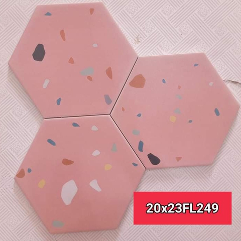 Gạch lục giác trang trí Trung Quốc - 20X23FL249
