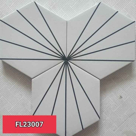Gạch lục giác trang trí Trung Quốc - FL23007