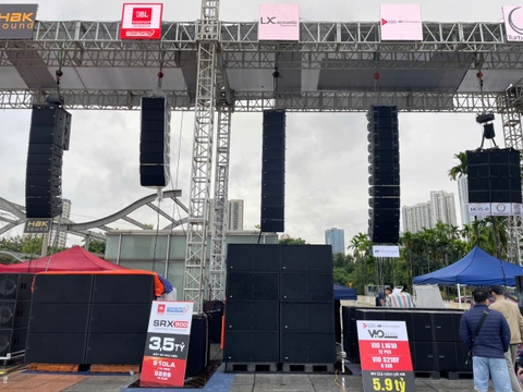 Thương Hiệu Lx acoustic tại Plase Show 2025 Hà Nội - Line Array