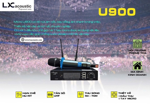 MICRO KHÔNG DÂY LX ACOUSTIC U900