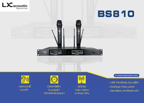 MICRO KHÔNG DÂY LX ACOUSTIC BS810
