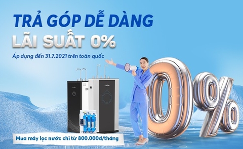 ĐÓN MÁY LỌC NƯỚC RƯỚC KHỎE VÀO NHÀ CHỈ TỪ 800.000Đ/THÁNG TRẢ GÓP