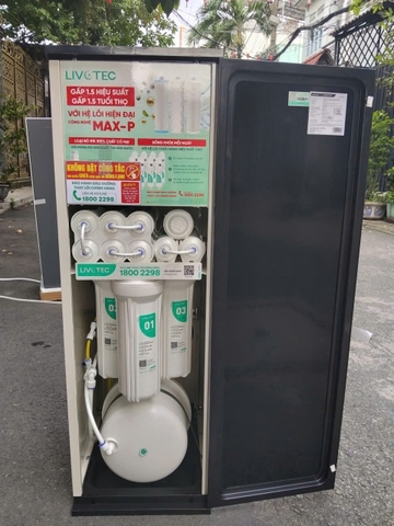 Máy lọc nước nóng lạnh Livotec 838 12 lõi lọc