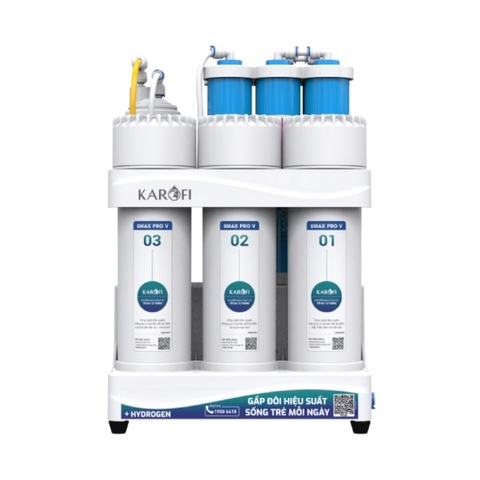 Máy lọc nước Karofi KAQ-U03 Pro Hydrogen 10 lõi lọc
