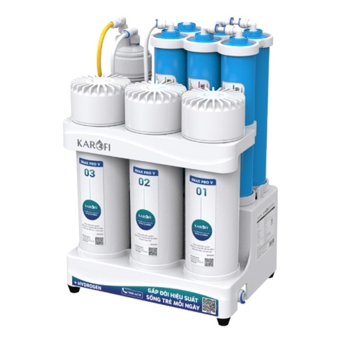 Máy lọc nước Karofi KAQ-U03 Pro Hydrogen 10 lõi lọc