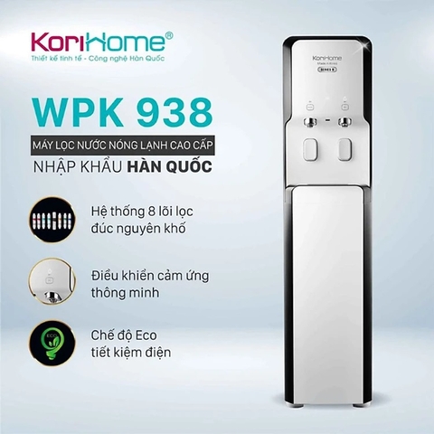 Máy lọc và làm nóng lạnh nước Korihome WPK-938