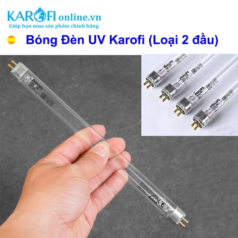 BÓNG ĐÈN UV DIỆT KHUẨN KAROFI (2 ĐẦU)