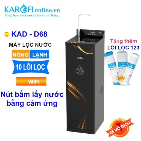 Máy lọc nước nóng lạnh Karofi KAD-D68