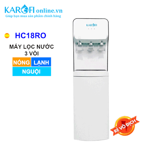MÁY LỌC NƯỚC NÓNG LẠNH NGUỘI KAROFI HC18-RO