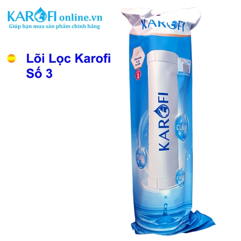 LÕI LỌC NƯỚC KAROFI SỐ 3 CHÍNH HÃNG