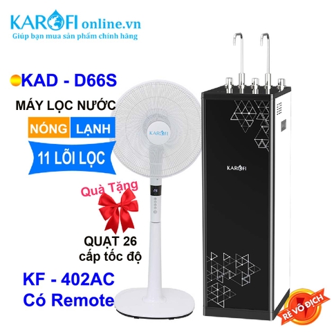 MÁY LỌC NƯỚC NÓNG LẠNH KAROFI KAD-D66S