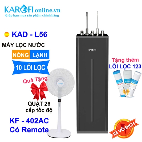 Máy lọc nước nóng lạnh Karofi KAD-L56
