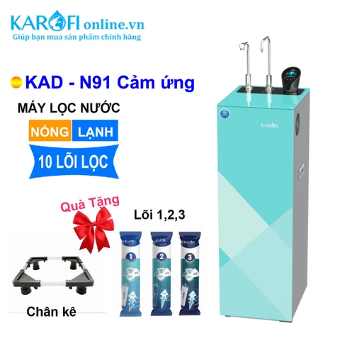 Máy lọc nước nóng lạnh Karofi KAD-N91 Lấy nước bằng giọng nói