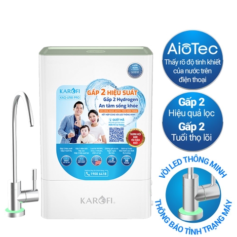 Máy lọc nước RO Karofi KAQ-U98 PRO