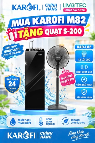 Máy lọc nước nóng lạnh Karofi KAD-M82
