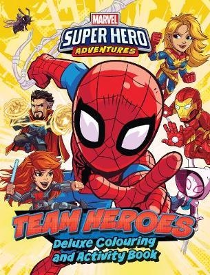 Marvel Superhero Adventures - Team Heroes Deluxe Colouring Book
